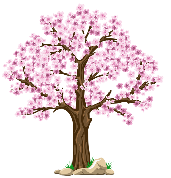 Free Spring Tree Flower Plant Clipart Clipart Transparent Background