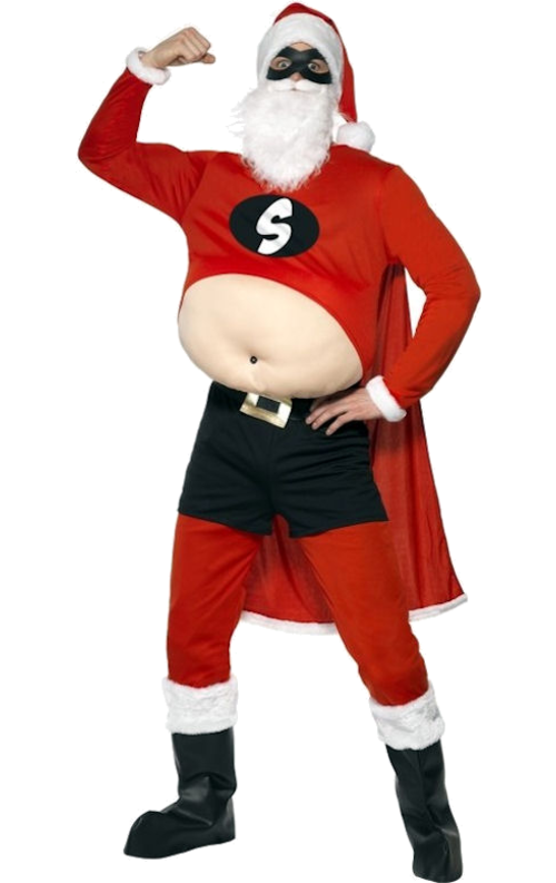 Free Christmas Costume Mascot Santa Claus Clipart Clipart Transparent Background