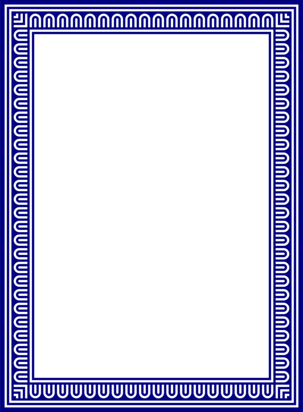 Free Navy Text Line Picture Frame Clipart Clipart Transparent Background