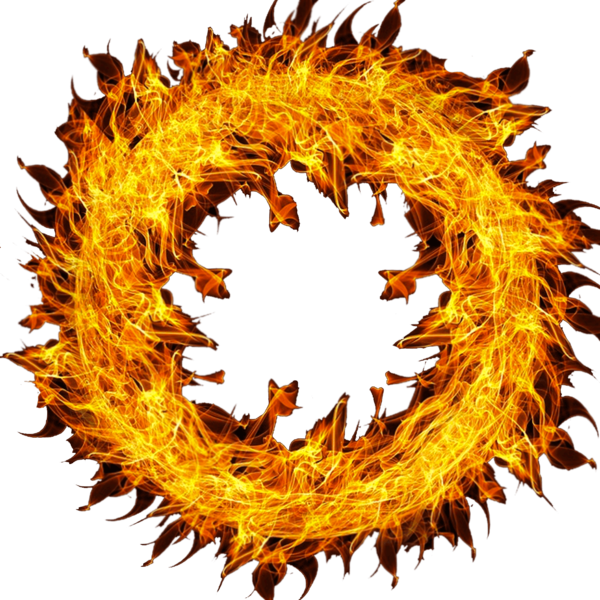 Free Fire Leaf Circle Symbol Clipart Clipart Transparent Background