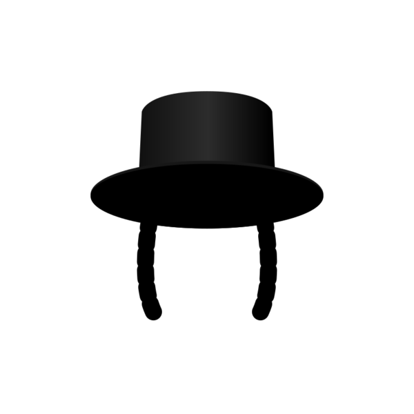 Free Jewish Headgear Hat Line Clipart Clipart Transparent Background