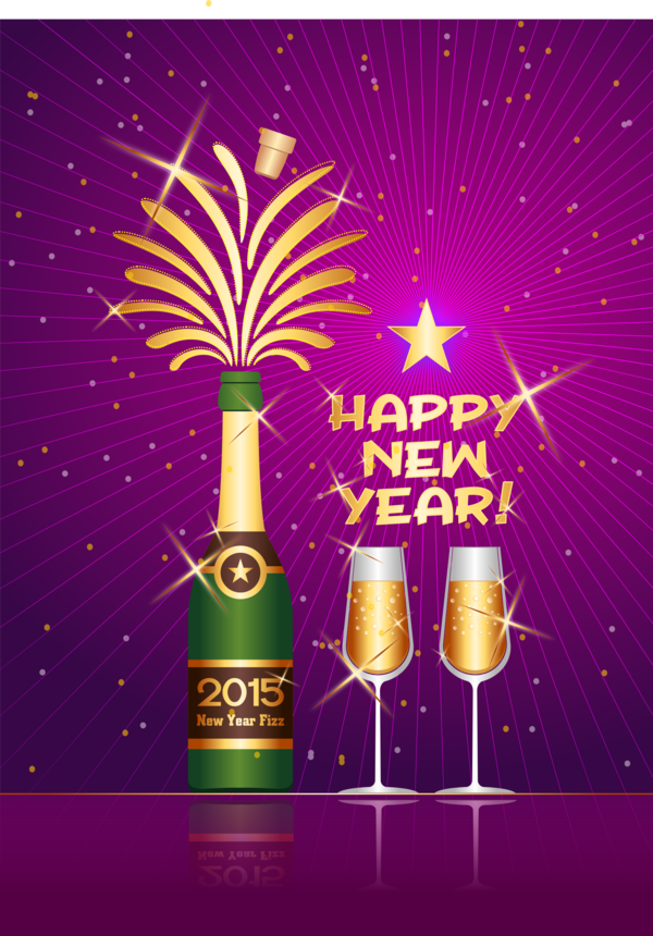 Free New Year Text Event Poster Clipart Clipart Transparent Background