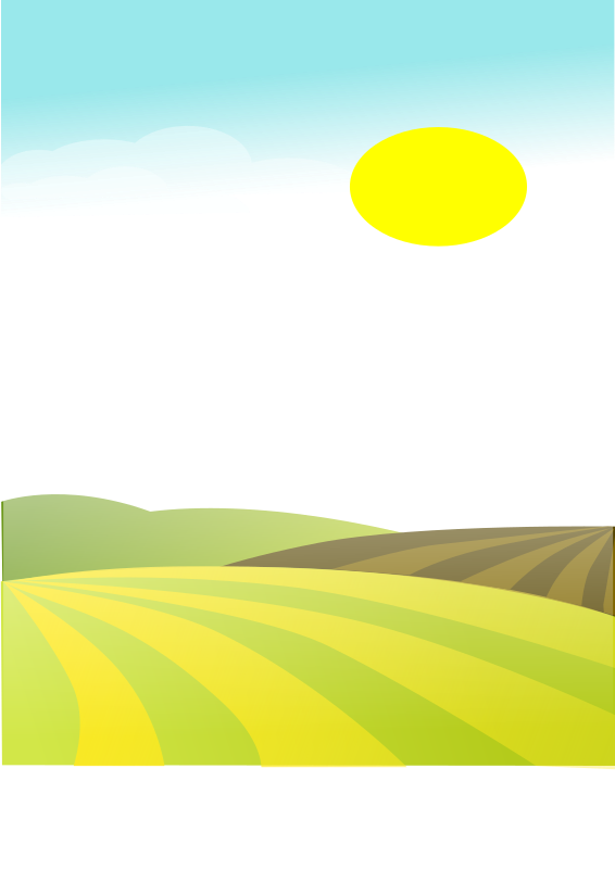 Free Landscape Sky Grassland Meadow Clipart Clipart Transparent Background