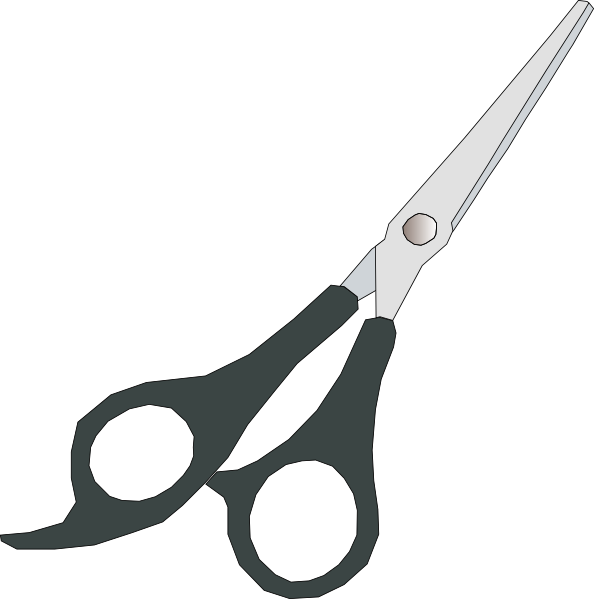 Free Barber Scissors Hair Shear Line Clipart Clipart Transparent Background
