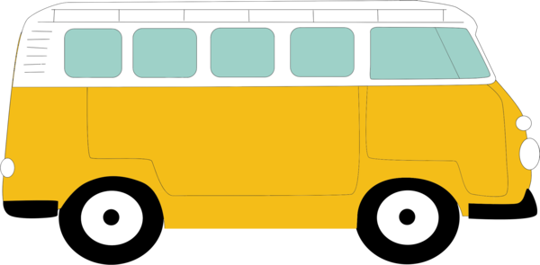 Free School Bus Vehicle Car Transport Clipart Clipart Transparent Background