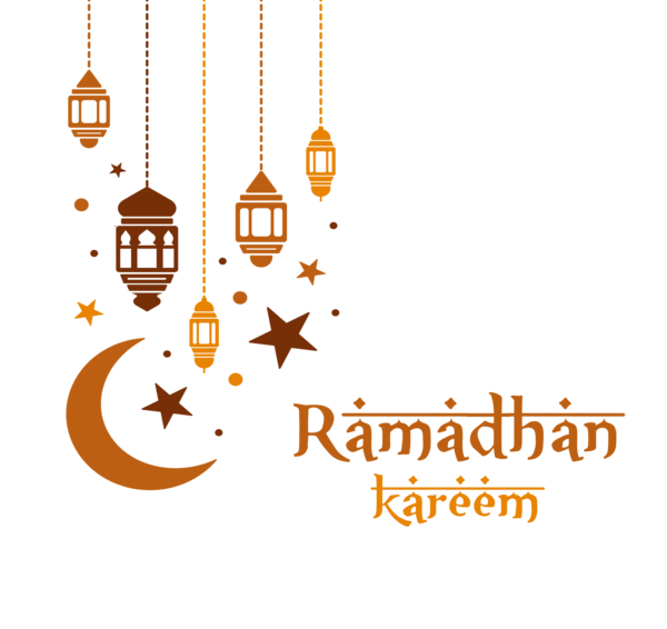 Free Ramadan Text Line Logo Clipart Clipart Transparent Background