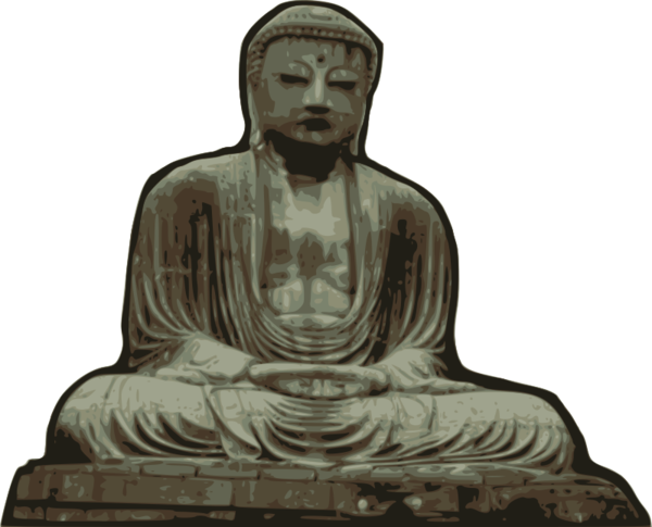 Free Temple Statue Sitting Classical Sculpture Clipart Clipart Transparent Background