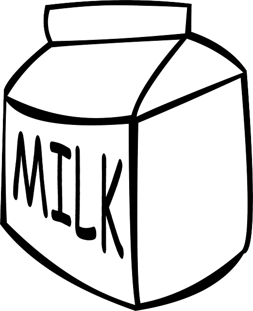 Free Milk Black And White Line Area Clipart Clipart Transparent Background