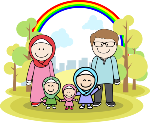 Free Family Text Child Cartoon Clipart Clipart Transparent Background