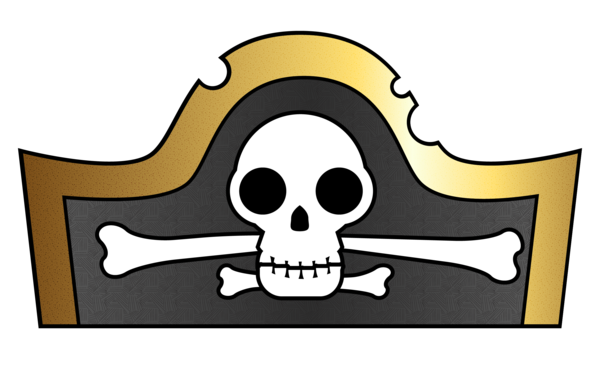 Free Hat Bone Skull Logo Clipart Clipart Transparent Background