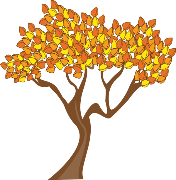Free Autumn Branch Tree Leaf Clipart Clipart Transparent Background