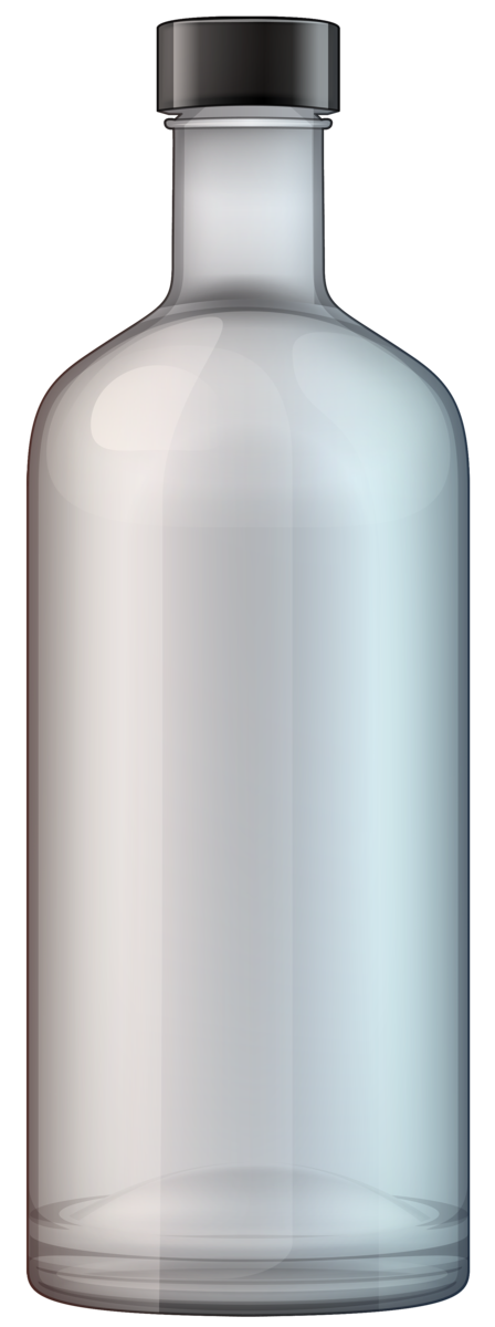 Free Water Bottle Glass Bottle Barware Clipart Clipart Transparent Background