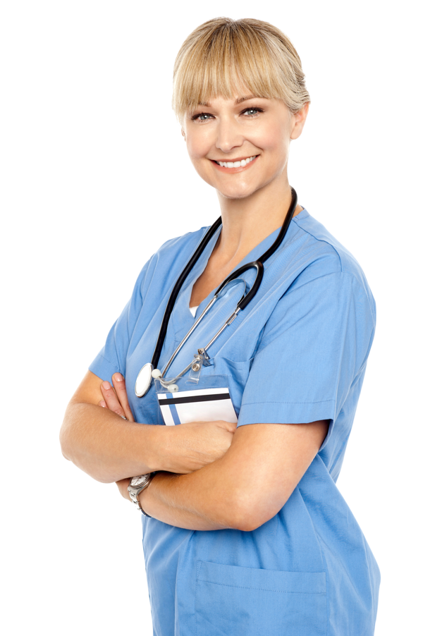 Free Nurse Stethoscope Standing Physician Clipart Clipart Transparent Background