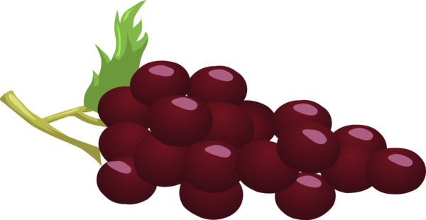 Free Wine Natural Foods Grape Fruit Clipart Clipart Transparent Background