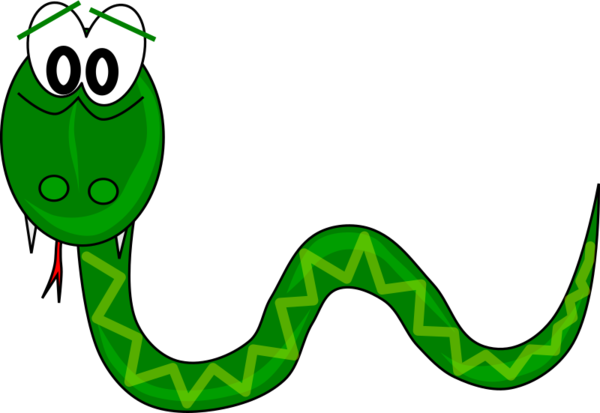 Free Snake Reptile Leaf Serpent Clipart Clipart Transparent Background