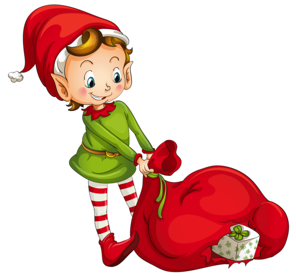 Free Tree Christmas Cartoon Santa Claus Clipart Clipart Transparent Background