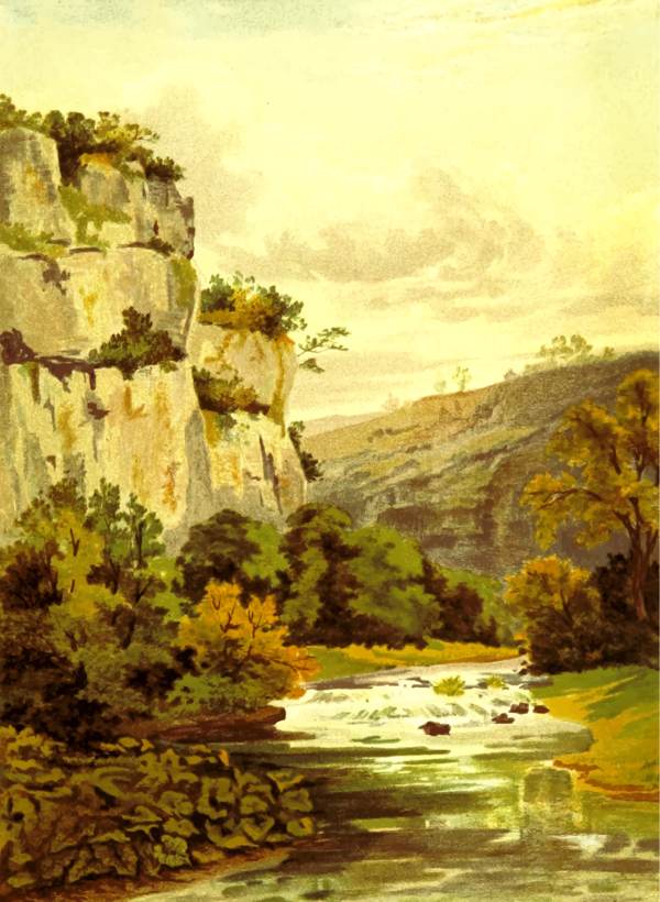 Free Landscape Nature Painting Watercolor Paint Clipart Clipart Transparent Background