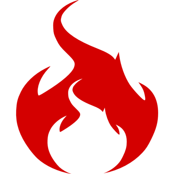 Free Fire Line Crescent Symbol Clipart Clipart Transparent Background