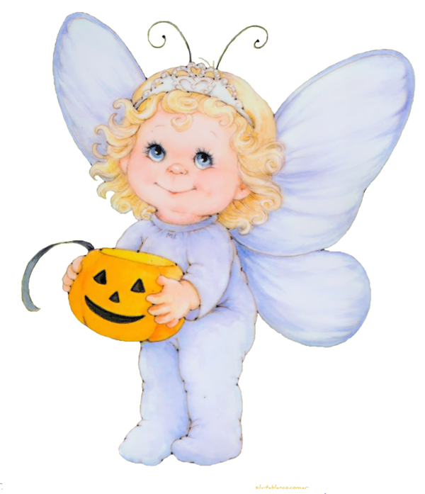 Free Child Toddler Figurine Angel Clipart Clipart Transparent Background