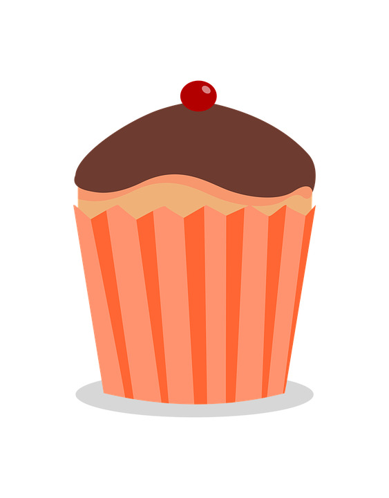 Free Dessert Baking Cup Cupcake Food Clipart Clipart Transparent Background