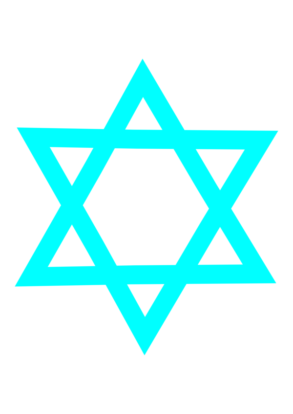 Free Jewish Aqua Text Line Clipart Clipart Transparent Background
