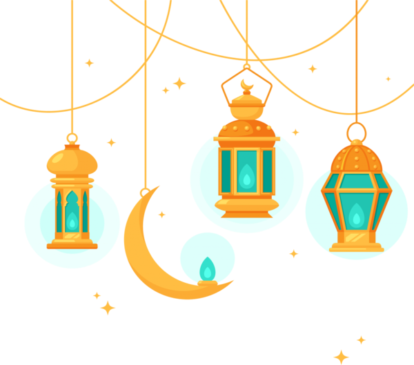 Free Ramadan Line Christmas Ornament Clipart Clipart Transparent Background