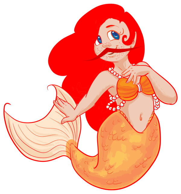 Free Queen Mermaid Line Area Clipart Clipart Transparent Background