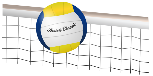 Free Volleyball Net Line Ball Clipart Clipart Transparent Background