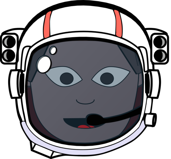 Free Astronaut Face Facial Expression Smile Clipart Clipart Transparent Background