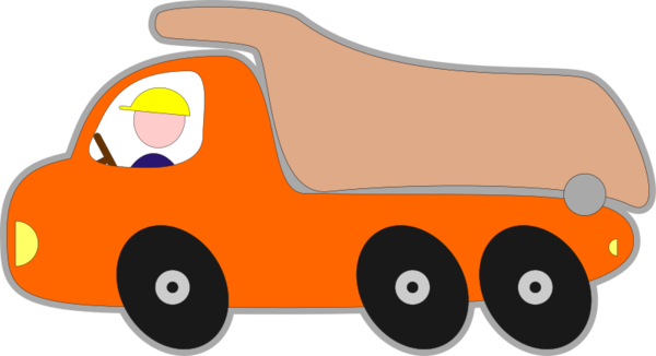Free Truck Vehicle Car Cartoon Clipart Clipart Transparent Background