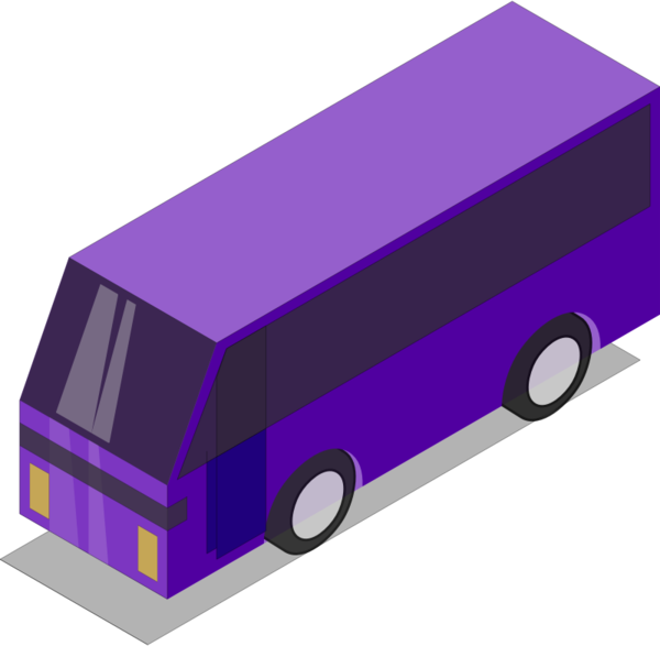 Free School Bus Vehicle Technology Violet Clipart Clipart Transparent Background