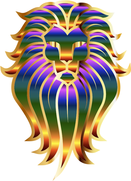 Free Lion Symmetry Clipart Clipart Transparent Background