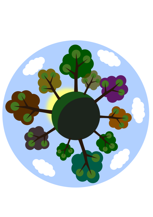 Free Leaf Leaf Tree Circle Clipart Clipart Transparent Background