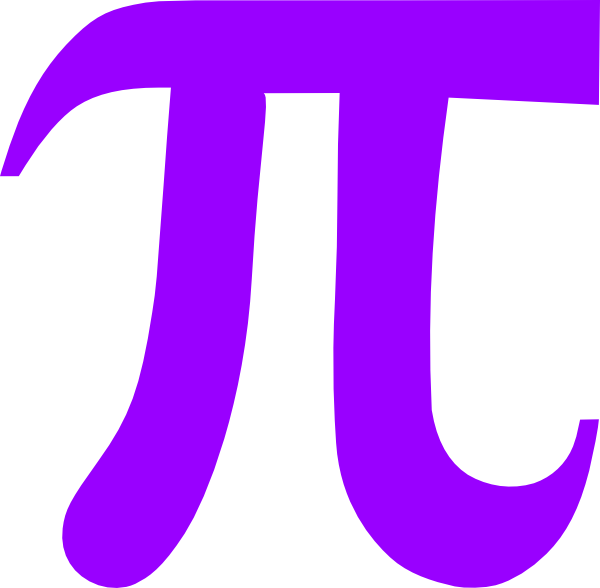 Free Pi Day Violet Text Line Clipart Clipart Transparent Background