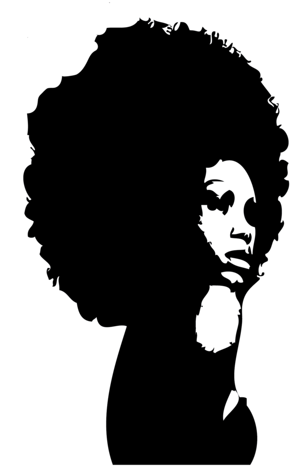 Free Woman Black And White Silhouette Head Clipart Clipart Transparent Background