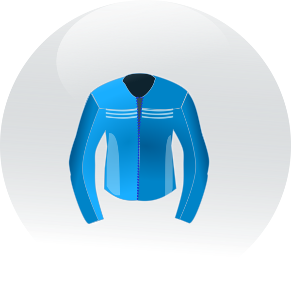 Free Jacket Aqua Electric Blue Shoulder Clipart Clipart Transparent Background