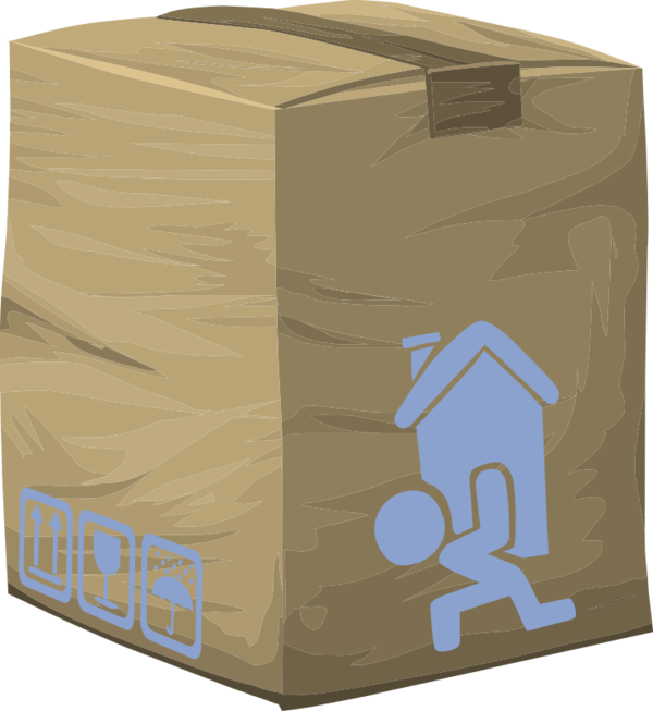 Free Delivery Carton Package Delivery Box Clipart Clipart Transparent Background