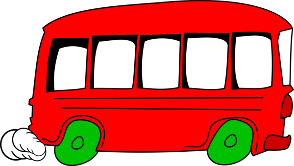 Free School Bus Car Text Vehicle Clipart Clipart Transparent Background