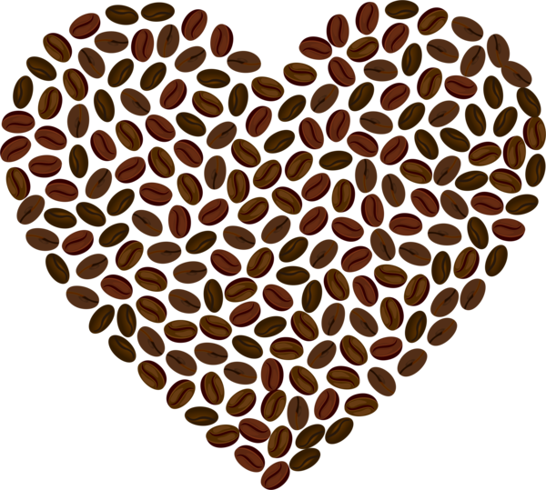 Free Coffee Honeycomb Heart Clipart Clipart Transparent Background