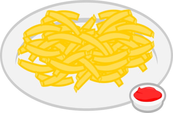 Free Mexican Food Food French Fries Line Clipart Clipart Transparent Background