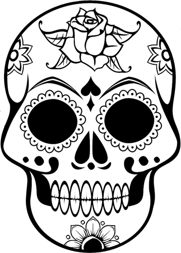Free Book Face Bone Black And White Clipart Clipart Transparent Background