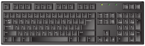 Free Office Computer Keyboard Technology Space Bar Clipart Clipart Transparent Background