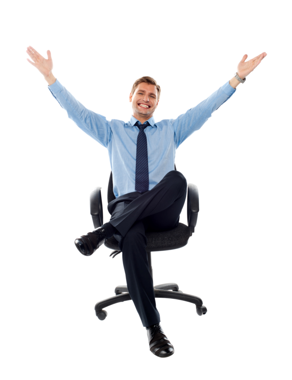 Free Job Sitting Standing Business Clipart Clipart Transparent Background