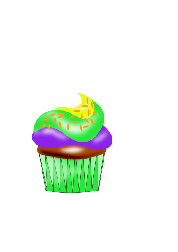 Free Dessert Baking Cup Cupcake Clipart Clipart Transparent Background