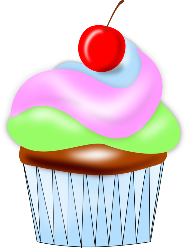Free Cake Food Cupcake Fruit Clipart Clipart Transparent Background