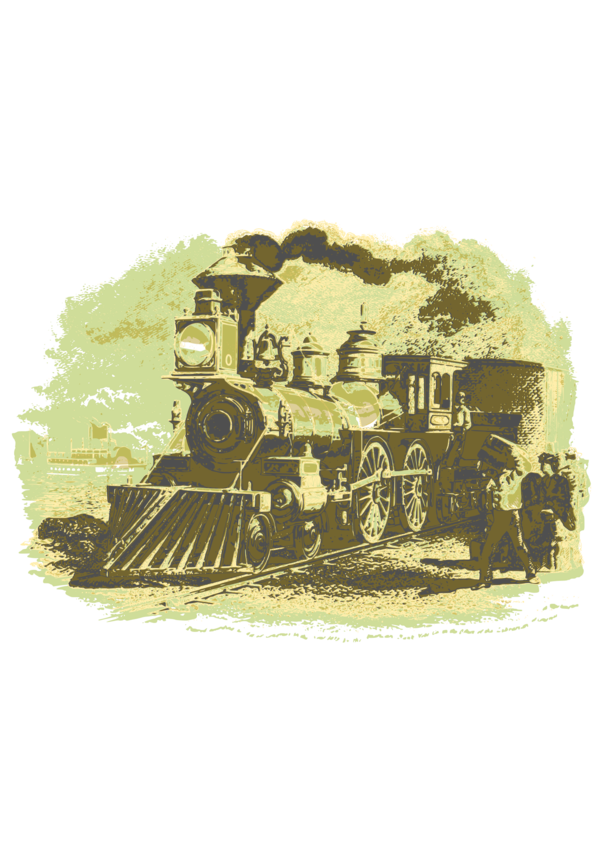 Free Train Vehicle Clipart Clipart Transparent Background