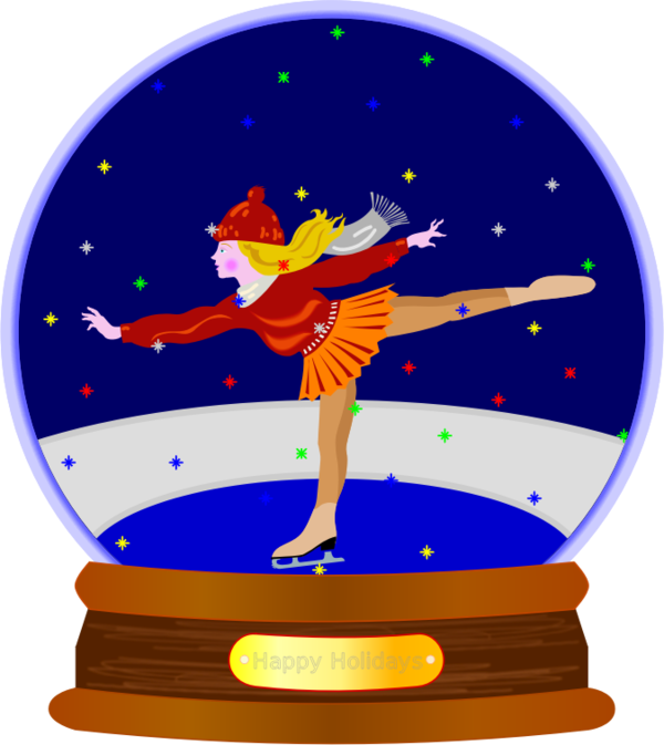 Free Winter Trophy Recreation Clipart Clipart Transparent Background