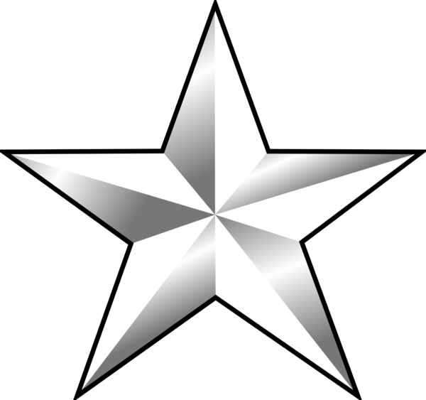 Free Air Force Star Black And White Leaf Clipart Clipart Transparent Background