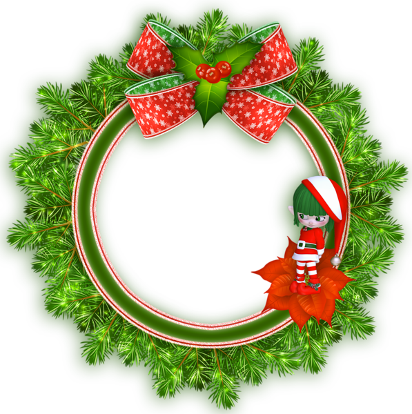 Free Christmas Christmas Decoration Wreath Christmas Ornament Clipart Clipart Transparent Background