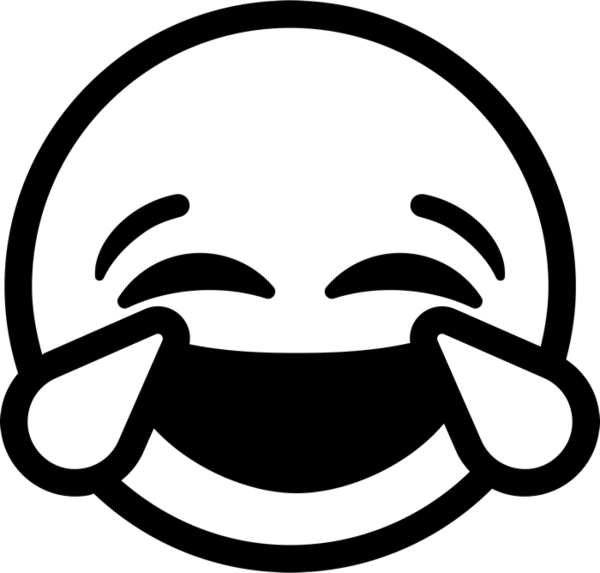Free Joy Face Black And White Head Clipart Clipart Transparent Background